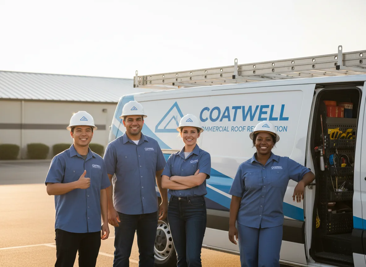 Commercial roof coating company in Reddick, FL